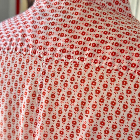 J. Crew Floral 100% Cotton Button Down Shirt with Floral Print (size S) - Picture 8 of 12